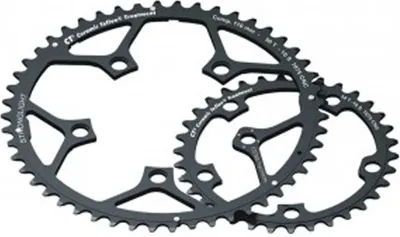 Produktbild von Stronglight Kettenblatt Type 110 D außen 50 Zähne, schwarz, ct², 11-fach