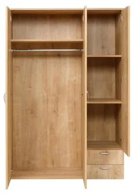 Obrázek produktu pro Víceúčelová skříň s 3 dvířky a policemi, šířka 120 cm