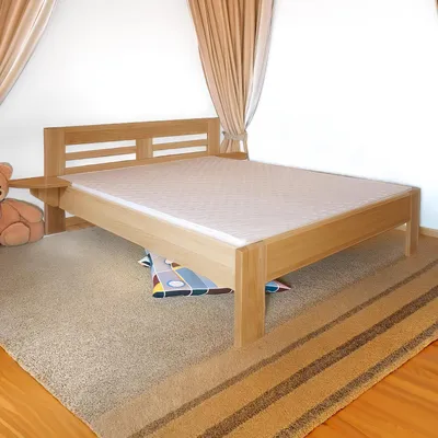 Produktbild von Kinderbett 140 x 200 cm | Massivholz: Buche | Natur Lackiert