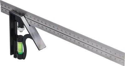Obrázok produktu pre Kombinované štvorce z nehrdzavejúcej ocele Carpenter Ruler Merací nástroj pre drevostavby