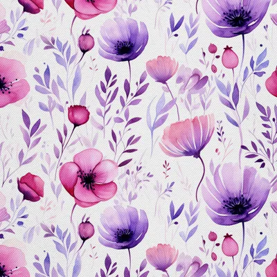 Image de OUTDOOR DECOSTOFFE OXFORD - Blumen - DX2648