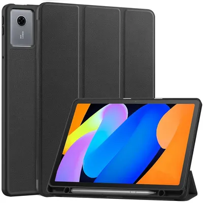 Produktbild von Schutzhülle mit Klappe für Lenovo Idea Tab 11, Bizon Case Tab Lizard, Schwarz