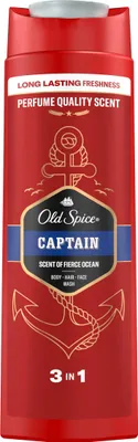 Obrázok produktu pre Sprchový gél 3 v 1 Captain (sprchový gél + šampón), 400 ml