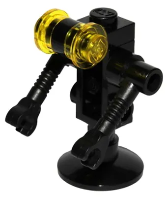 Produktbild von LEGO Minifigur Futuron Droid, Black with Trans-Yellow Eyes – Space (sp084) – neu