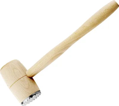 Obrázek produktu pro Metaltex 8002522559037, Palička na maso, Hliník, Dřevo, Stříbrná, Dřevo, Dřevo, 240 g