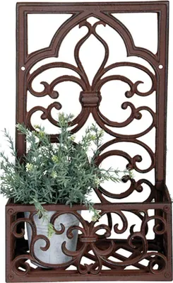Image de Esschert Design Cadre de fenêtre en fonte Bac à fleurs ; BPH19