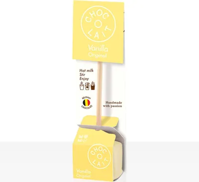 Image de Choc-o-lait MoMe Chocolat à boire en bâtonnet Vanille 1 pièce