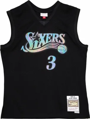 Produktbild von Mitchell & Ness Tshirts Nba Swingman Allen Iverson Philadelphia 76ERS, SMJYLF19035P76BLCK00AIV, Größe: 178