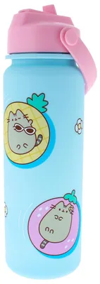 Produktbild von Pusheen Trinkflasche Flip Top By The Pool Blau