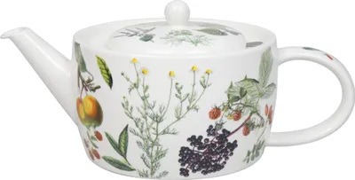 Immagine prodotto di Könitz Teekanne mit Sieb My favourite Tea - Fruits & Herbs, in Geschenkbox, Bone China, Bunt, 1400 ml, 11 5 263 2969