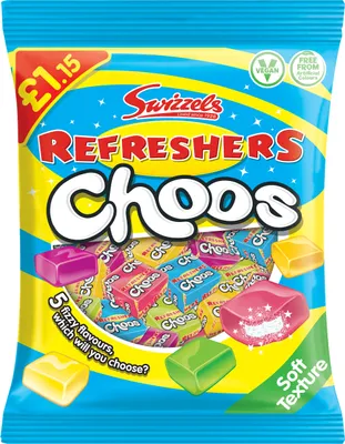 Produktbild von Swizzels Refreshers Choos (12 x 115g)