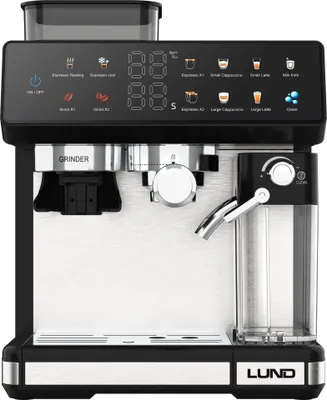 Produktbild von Kaffeevollautomat mit Milchaufschäumer und Mahlwerk, 1350W