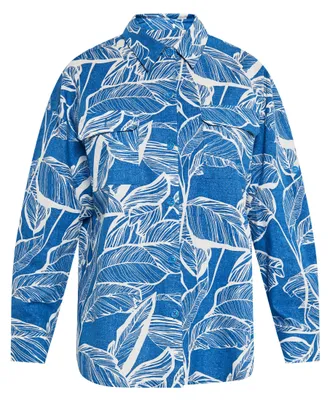 Immagine prodotto di Camicia da donna Jeona - blu e bianco, XL