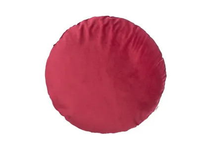 Produktbild von Kissenhülle rund ca. 80 cm Ø karmin-rot beties "Samt&Sonders"
