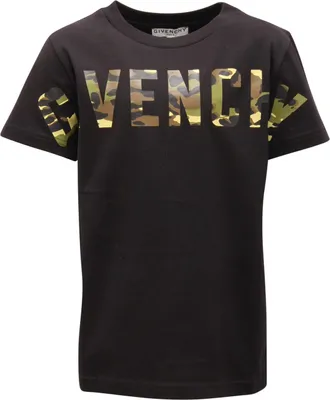 Obrázok produktu pre 0298AR maglia bimbo GIVENCHI PARIS chlapec detské tričko čierne
