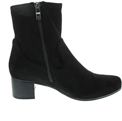 Imagen del producto de Botines de mujer Caprice Climotion, con cremallera, color negro, para uso diario
