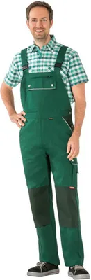 Produktbild von Planam Latzhose Canvas 320 Gr. 60 grün