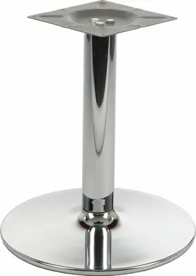 Zdjęcie produktu dla Chromowana podstawa stołu do biura, hotelu, restauracji NY-B005, średnica 46 cm, wysokość 57,5 cm