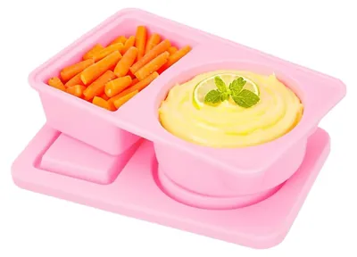 Produktbild von Wiederverwendbare Silikonbehälter für Snacks und Lebensmittel