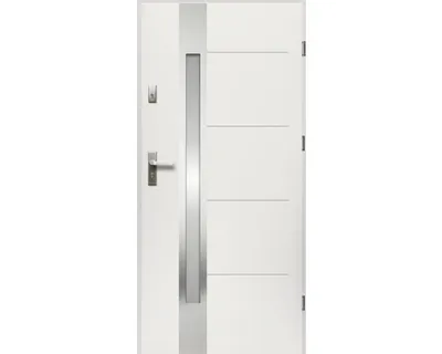 Obrázok produktu pre Vchodové dvere oceľové Ariadna P55 90 P biele otváranie von