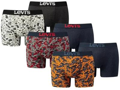 Produktbild von Levi´s 2P Emoji Print Boxer Brief 200 SF Baumwolle Stretch