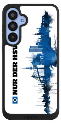 Produktbild von NIVOCASE Handyhülle für Samsung Galaxy A55 5G  Hülle NIVOpure Case Schwarz Bundesliga HSV Offizielles Lizenzprodukt