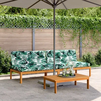 Produktbild von Möbel Garten-Mittelsofas aus Paletten mit Kissen 2 Stk. Akazienholz - Gartensofas 3209486