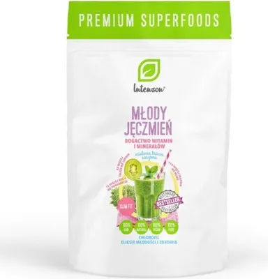 Obrázok produktu pre Intenson jačmenná tráva v prášku, 100 g - Vysokokvalitná superpotravina pre vaše zdravie