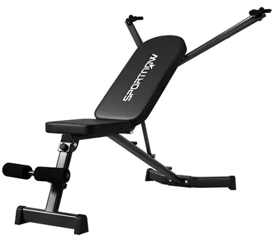 Produktbild von Hantelbank klappbar Trainingsbank Beinstrecker 3 Fach Rückenlehne, 300