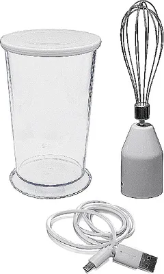 Produktbild von JUPITER 828.001 Stabmixer 150Watt Akkubetrieb weiß/silber/grau
