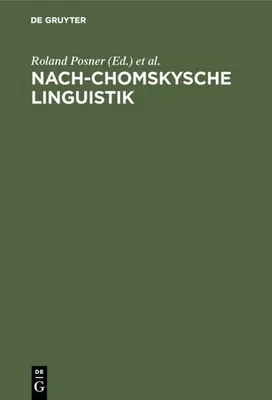 Produktbild von Nach-Chomskysche Linguistik