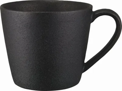 Image de Maxwell & Williams AX0594 CAVIAR BLACK Tasse conique 420 ml, porcelaine
