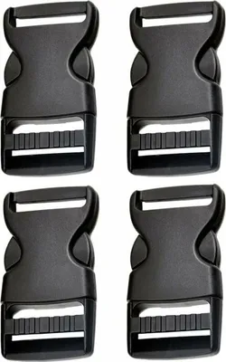 Obrázek produktu pro 4 kusy plastové boční uvolňovací přezka pro zavazadla batoh popruh 50mm Double boční uvolňovací přezka batoh západka přezka pásek přezka boční uvolňovací přezka