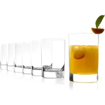 Imagen del producto de Juego de 6 vasos "NEW YORK BAR" de Stölzle Lausitz, de vidrio transparente, con capacidad de 290 ml. Código: 350 00 14 | EAN: 4012632106759