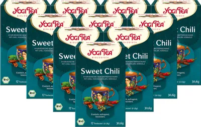 Produktbild von 10 xYOGI TEA Sweet Chili | 10 x 30,6g