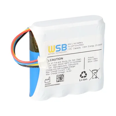 Produktbild von LiFePo4 Akku 12,8V 1,8Ah mit BMS und JST-Stecker