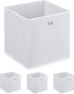 Immagine prodotto di Scatola portaoggetti bianca - set da 4