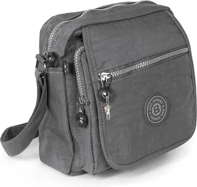 Produktbild von Bag Street Nylon Tasche Damenhandtasche grau 20x10x22 D2OTJ218K