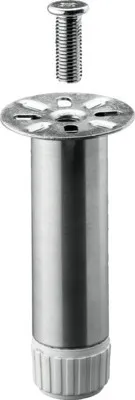 Produktbild von Sockelverstellfuß höhenverstellbar 120-130 mm Ø 30 mm Stahl verzinkt