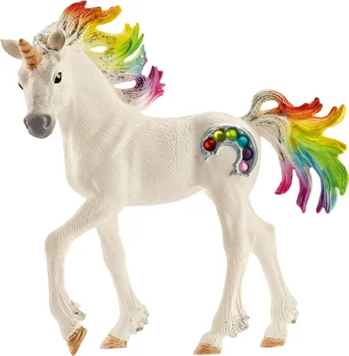 Produktbild von Schleich 70525 - Spielzeugfigur - Regenbogeneinhorn, Fohlen