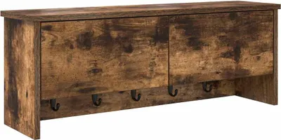 Obrázek produktu pro vidaXL Nástěnný noční stolek, kouřový dub, 80 x 20 x 30 cm