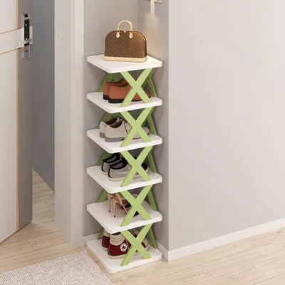 Produktbild von Schuhregal faltbar, 5 Etagen, Kunststoff, ohne Montage, für Zuhause