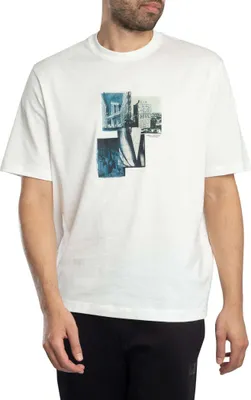 Produktbild von Armani Exchange T-Shirt mit Stadtgrafik, Weiß S
