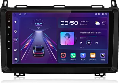 Obrázok produktu pre carplay Für Mercedes Benz A/B-Klasse W906 Sprinter Vito Viano 4GSIM autorádio GPS Navi 8kern 12+256G WIFI SWC BT RDS 2DIN