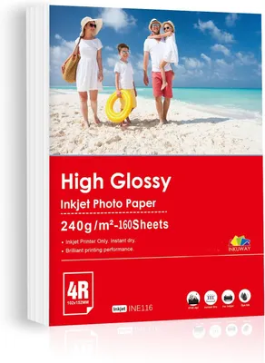 Produktbild von Fotopapier 160 Blatt, 10x15 cm, 240 g/m², glänzend, für Inkjetdruck