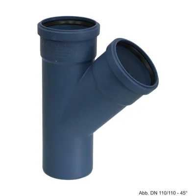 Produktbild von POLOPLAST POLO-KAL NG Abzweig DN 110, 75, 45, 1 Stk.