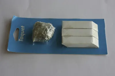 Image de 8 taquets d'assemblage blanc, L.3.5 x l.3 cm