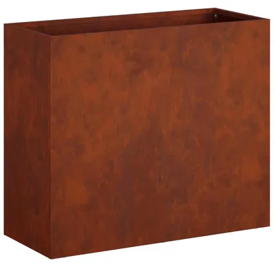 Immagine prodotto di Vaso da giardino "Rdzawy", 50 x 20 x 40 cm, in acciaio corten
