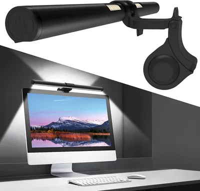 Monitorlampe 41 cm, USB, dimmbar, 3 Farbtemperaturen, augenschonend