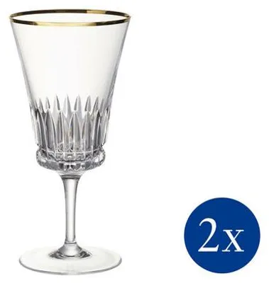 Zdjęcie produktu dla Villeroy&Boch - Zestaw 2 kieliszków do wody 250 ml Grand Royal Gold